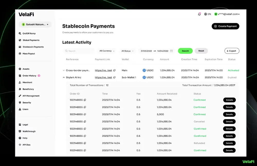 VelaFi launches stablecoin payment tool for merchants and global businesses